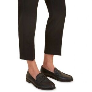 SEED HERITAGE Kendall Leather Penny Loafer in True Black Size 8.5 U.S. / 39 EU